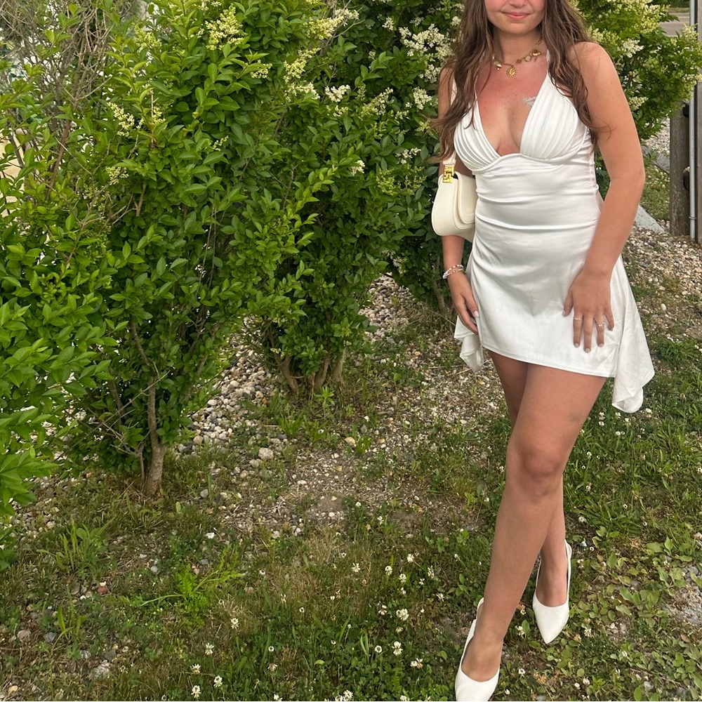 Baby boo Clarise Mini Dress - Ivory